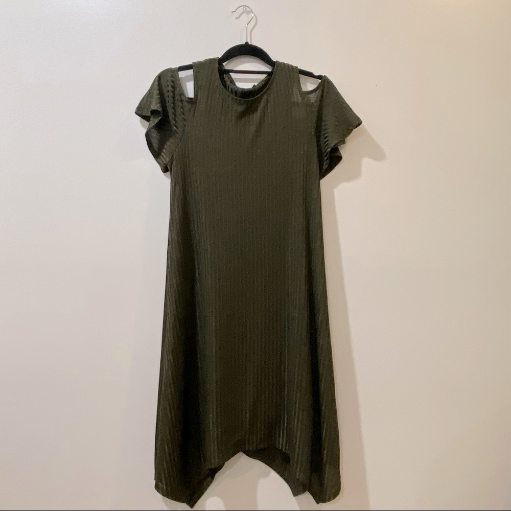 Apt 9 Olive Asymmetrical Dress